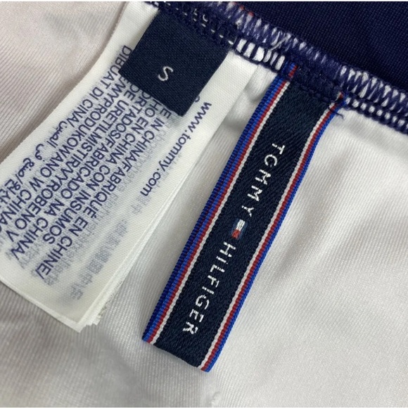 Tommy Hilfiger Womens Bikini Swim Bottoms Size Small Blue Red White - Picture 3 of 5